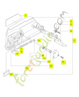 Carter d'embrayage complet 537331005. Pièce de rechange Husqvarna 537331006