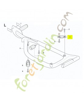 Amortisseur 537272401- Pièce de détachée Husqvarna