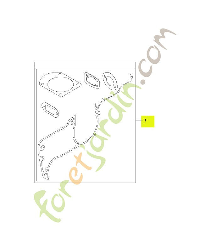 Jeu de joints moteur husqvarna ref. 501522604