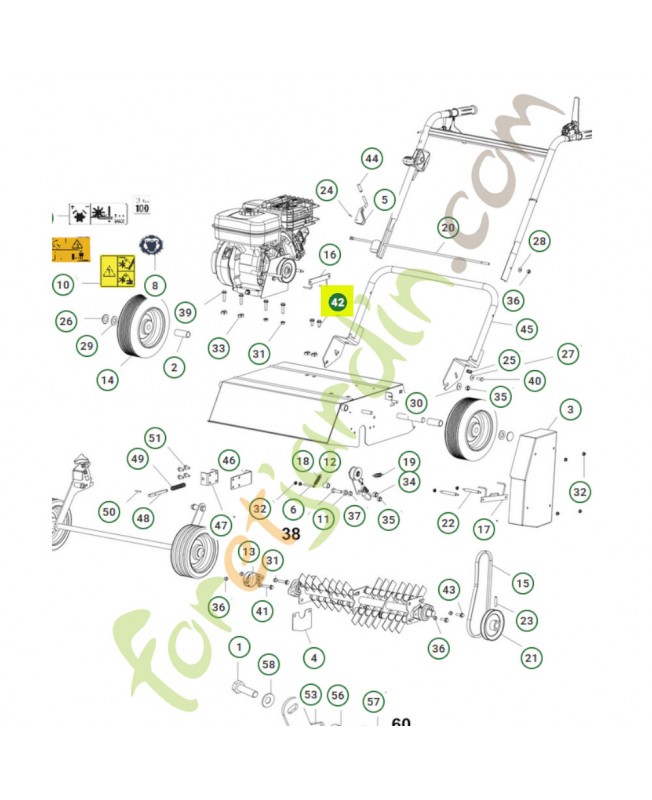 Vis 534100019- Pièce de détachée Husqvarna
