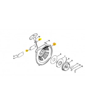 carter de lanceur stihl référence 11060802802