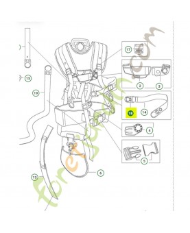 Bouchon de sécurité 504637401- Pièce de détachée Husqvarna