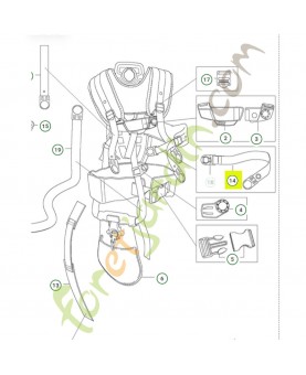 Guide 503996104 - Pièce de détachée Husqvarna