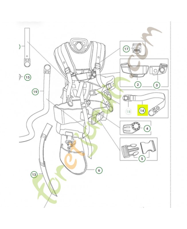 Guide 503996104 - Pièce de détachée Husqvarna