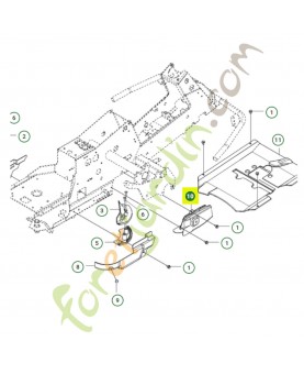 carter de courroie 516018801 - Pièce de détachée Husqvarna