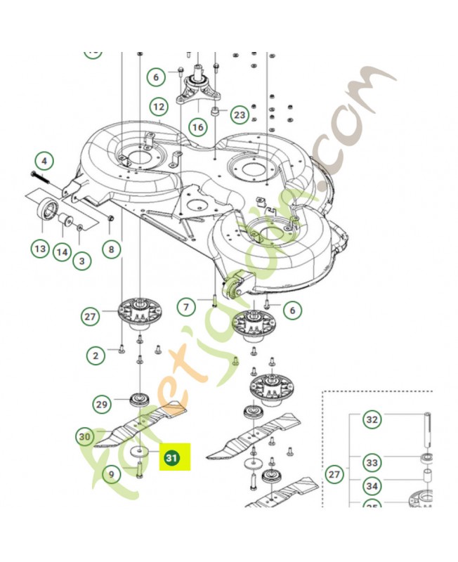 Rondelle 588145602- Pièce de détachée Husqvarna