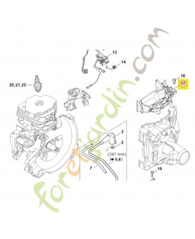 Attache de cable 4148-448-1201 - Pièce de détachée Sithl / Vicking