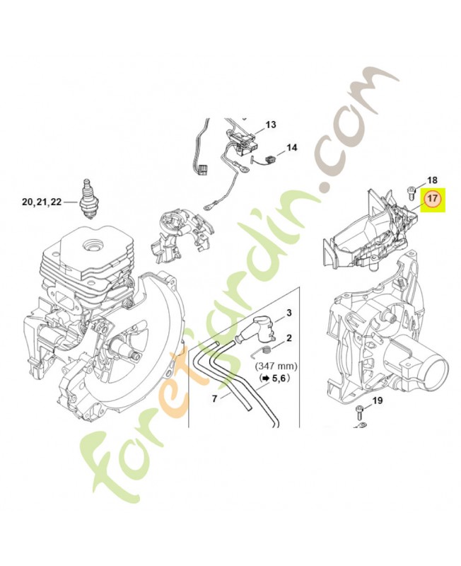 Attache de cable 4148-448-1201 - Pièce de détachée Sithl / Vicking