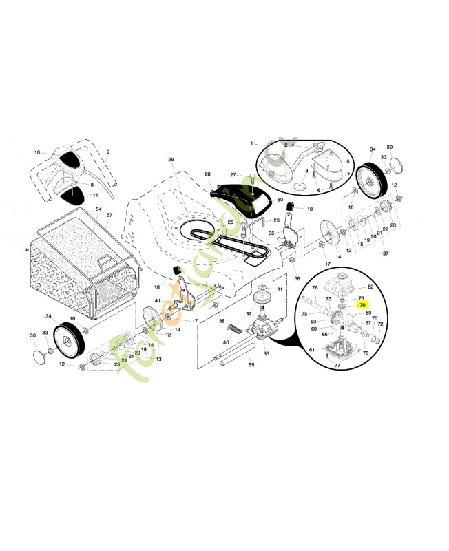 roulement husqvarna référence 532183506