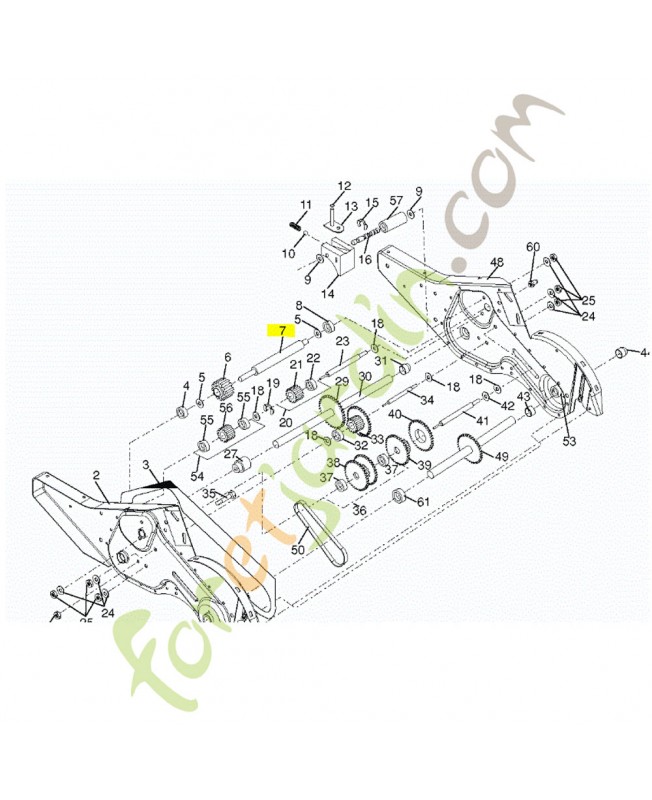 Arbre husqvarna réf. 532161518 en stock