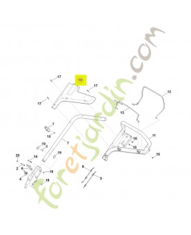 Recouvrement 6358-706-0737- Pièce détachée Stihl / Vicking