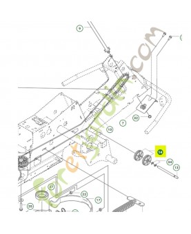 Poulie de guidage 506522401- Pièce de détachée Husqvarna