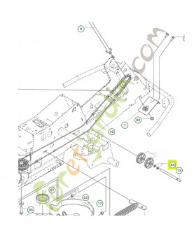 Circlips 735311420 - Pièce de détachée Husqvarna
