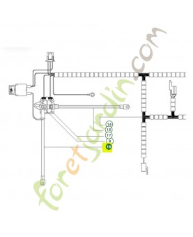 Cable 586223901- Pièce de détachée Husqvarna