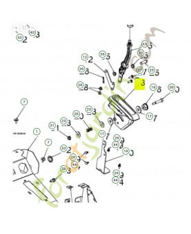 Support  589754101- Pièce détachée Husqvarna