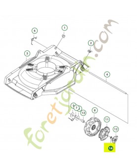 Rondelle 514903100- Pièce de détachée Husqvarna