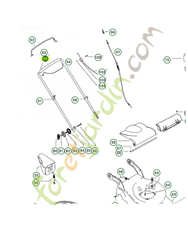 Protecteur husqvarna ref. 531210725