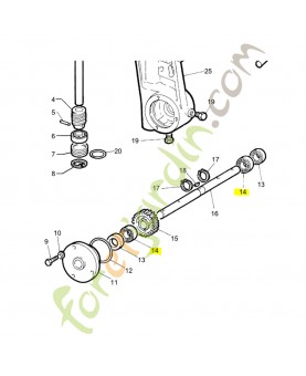 Roulement husqvarna ref. 531208708