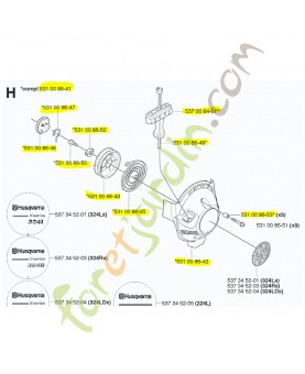 Lanceur husqvarna ref. 531008641