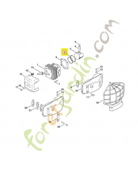 Segment Stihl réf 1108-034-3001.Pièce de détachée Sithl