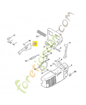 Couvercle stihl en stock réf 1120-648-7705- Pièce de détachée Sithl