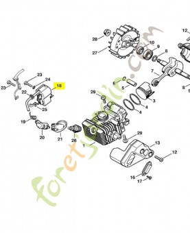 Module d'allumage 1137-400-1307. Pièce détachée Stihl / Vicking