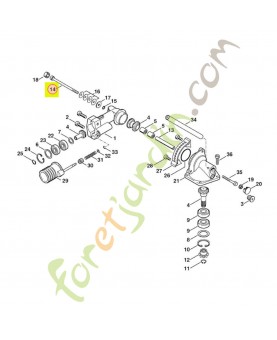 Vis Stihl réf 9022-341-1163 - Pièce de détachée Sithl