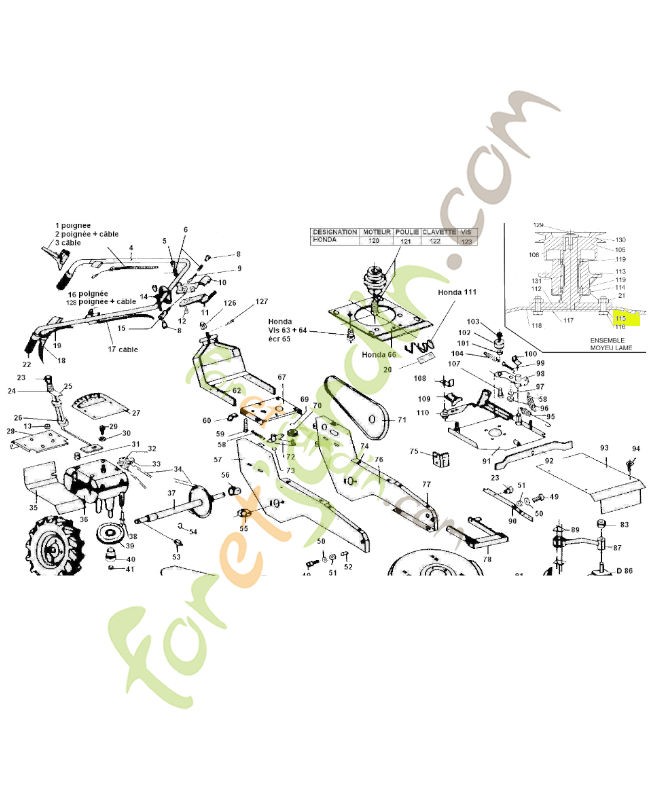 Rondelle husqvarna réf : 534000878