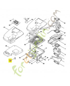 Vis stihl référence 9044-319-0660 - Pièce de détachée Sithl / Vicking