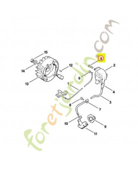 Vis m4x20 réf 9048-319-0710 - Pièce de détachée Sithl / Vicking