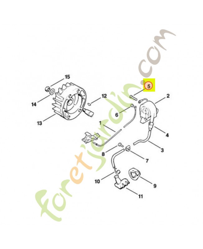Vis m4x20 réf 9048-319-0710 - Pièce de détachée Sithl / Vicking