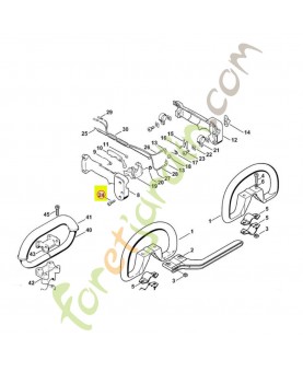 Vis cylindrique IS-P4x19 Stihl réf 9074-478-3065  - Pièce de détachée Sithl / Vicking