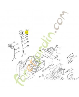 Joint torique 23x2,5 Stihl réf 9645-945-2620- Pièce de détachée Sithl