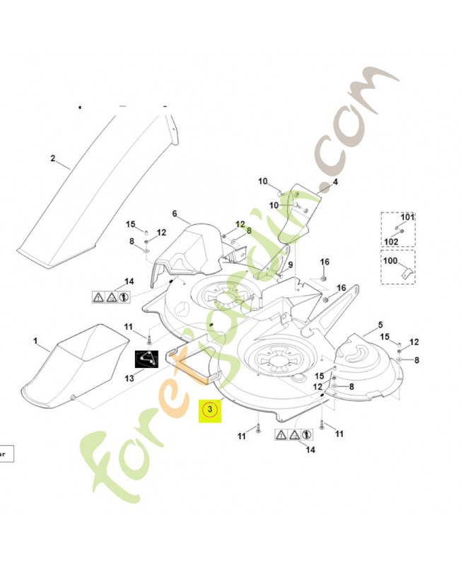 Carter Stihl réf 6160-700-8506 - Pièce de détachée Sithl