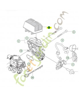filtre à air husqvarna ref. 522675001