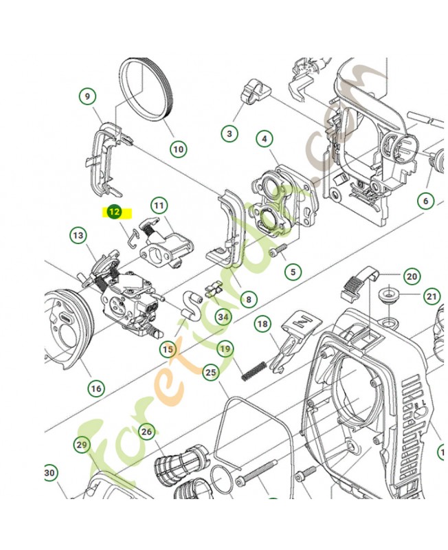 Maillon husqvarna réf. 522543301 en stock