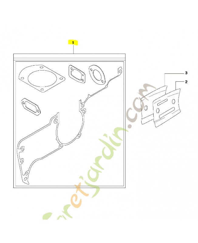 Jeu de joints husqvarna réf : 501522602