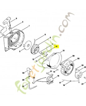 Cliquet Stihl réf 1118-195-7200 - Pièce détachée Stihl / Vicking