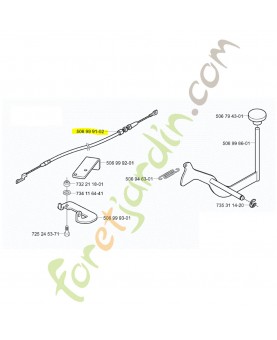 Cable husqvarna ref. 506999102