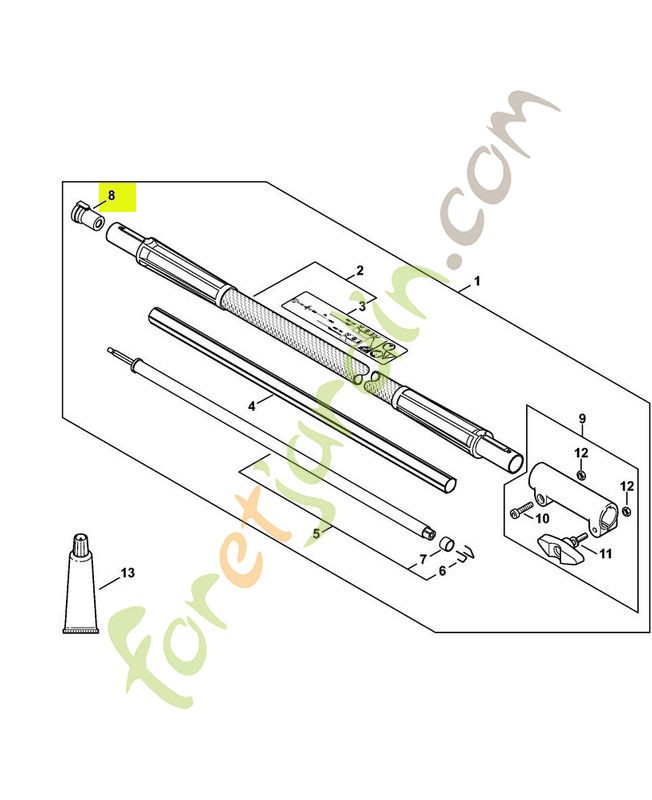 Bouchon stihl réf : 4180-791-7204