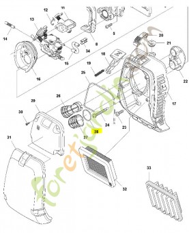Ressort de blocage husqvarna réf : 576475901