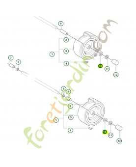 Rondelle husqvarna ref. 506504805