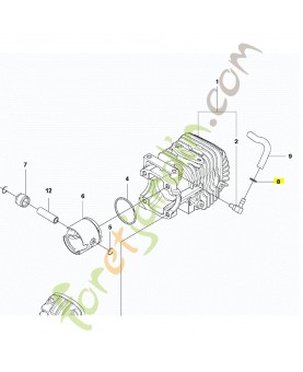 collier pour tuyau husqvarna ref. 505040201