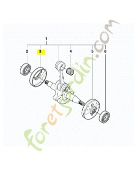 coupelle vilebrequin husqvarna ref. 503970002
