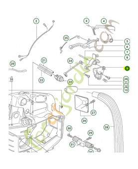 Plaque commande husqvarna ref. 503813501