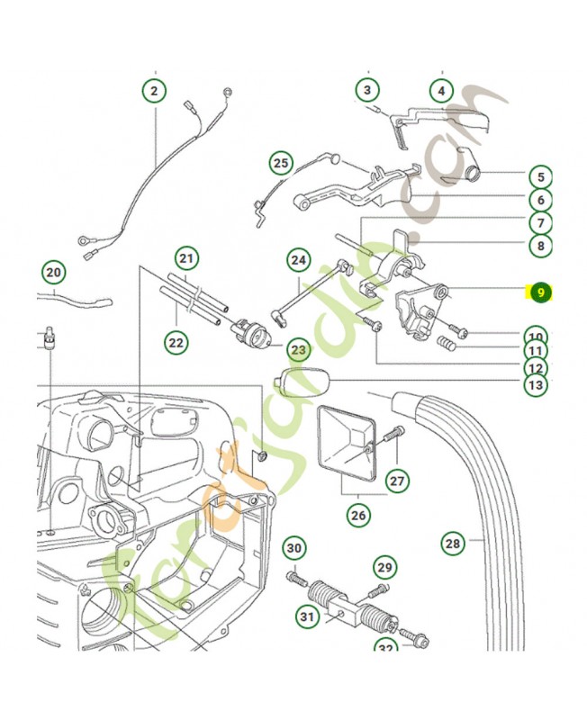 Plaque commande husqvarna ref. 503813501