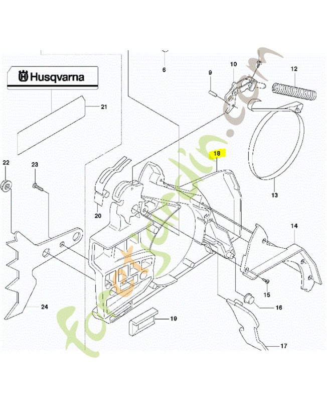 Carter chaine husqvarna ref. 503704601
