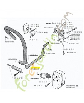 carter husqvarna jonsered ref. 503425102 Remplace référence 503425101