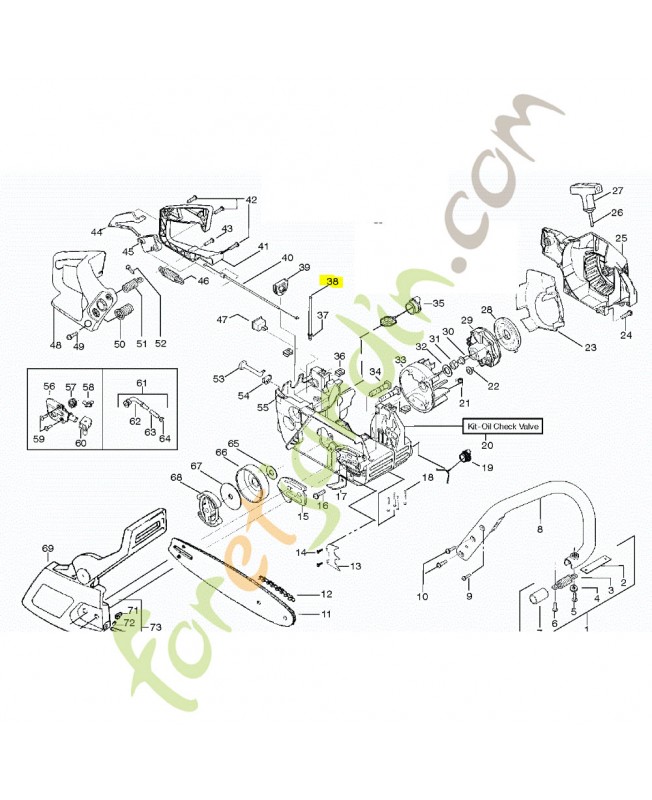 durite d'essence husqvarna ref. 530069216