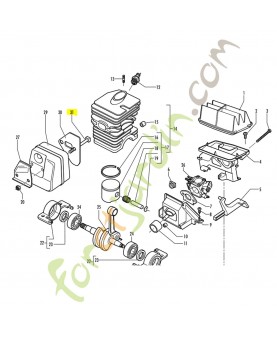 Vis pot husqvarna ref. 503218201